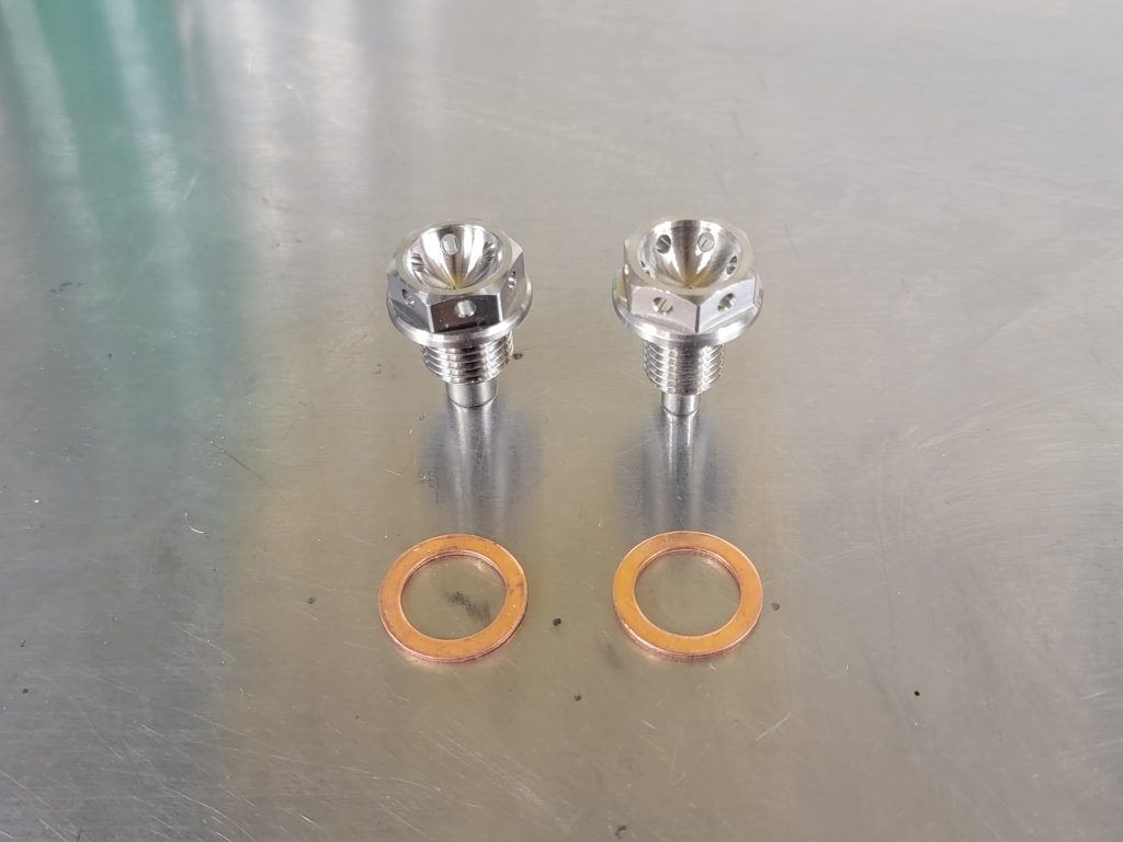 2G Oil Cooler Removal Kit - Titanium Pre-Drilled