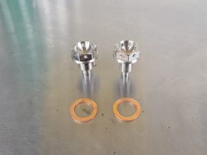 2G Oil Cooler Removal Kit - Titanium Pre-Drilled
